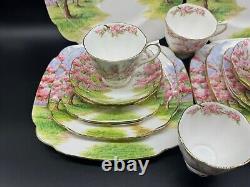 Royal Albert Blossom Time 5 Piece Place Setting x 4 Bone China England 20 Pieces