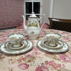 Royal Albert Bone China Chelsea Bird Tea Set 7 Pieces England