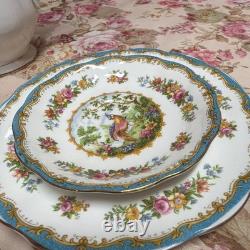 Royal Albert Bone China Chelsea Bird Tea Set 7 Pieces England