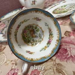 Royal Albert Bone China Chelsea Bird Tea Set 7 Pieces England