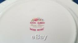 Royal Albert Bone China Coffee Set Moss Rose England Vintage Fine Porcelain Set