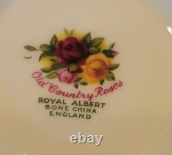 Royal Albert Bone China Country Roses (Made in England) Dinner Set 44 Pieces
