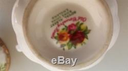 Royal Albert Bone China England COUNTRY ROSES Tall Coffee Pot Tea Set 13 Piece
