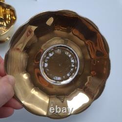 Royal Albert Bone China England Gold Tea Cup Saucer Set