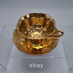 Royal Albert Bone China England Gold Tea Cup Saucer Set
