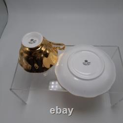 Royal Albert Bone China England Gold Tea Cup Saucer Set
