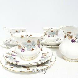 Royal Albert Bone China England Lorraine Vintage Trio Tea Set Serving Plate
