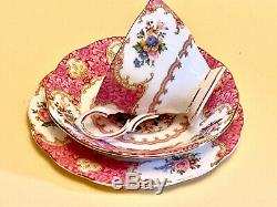 Royal Albert Bone China Lady Carlyle 21 Piece Tea Set Made in England