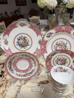 Royal Albert Bone China Lady Carlyle New Tea Set Of 5 Pieces England