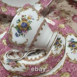 Royal Albert Bone China Lady Carlyle New Tea Set Of 5 Pieces England