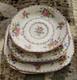 Royal Albert Bone China'Petit Point' Plates Saucers 15 pc lot England 1932-1997