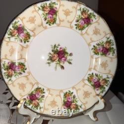 Royal Albert Bone China Set Of 4 Dessert Plates 8.1/8 Rose Cameo. England 2003