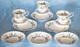 Royal Albert Brigadoon Teacup and Saucers WithSnack Dishes Settings For 3. England