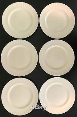 Royal Albert CHANTILLY Platinum Band Dinner Plate Set of 6 Bone China England