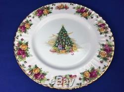 Royal Albert CHRISTMAS MAGIC Bone China DINNER PLATES Made in England SET OF 7