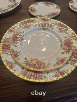 Royal Albert China Full Set 12 Settings Vintage England Bone China 69 Pieces