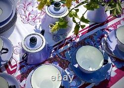 Royal Albert China Tea Set RARE 1920s Lusterware LILAC #4447, 22 Pieces