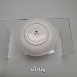 Royal Albert Cup & Saucer Set Milady Series Floral Black & Gold Accents