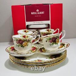 Royal Albert Dinnerware set Old Country Roses Plates Saucers Teacups bone china