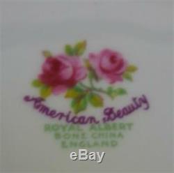 Royal Albert England American Beauty Bone China 23 Piece Tea Set Service for Six
