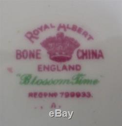 Royal Albert England Blossom Time Bone China 23 Piece Tea Set Service for 6