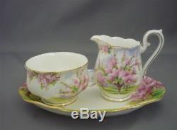 Royal Albert England Blossom Time Bone China 23 Piece Tea Set Service for 6