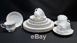 Royal Albert England Bone China Val D'Or Set of Four 5 Piece Place Settings