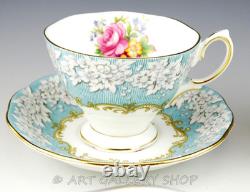 Royal Albert England ENCHANTMENT CUPS AND SAUCERS Set of 4 Unused