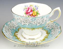 Royal Albert England ENCHANTMENT CUPS AND SAUCERS Set of 4 Unused