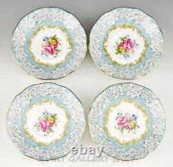 Royal Albert England ENCHANTMENT CUPS AND SAUCERS Set of 4 Unused