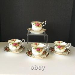 Royal Albert Fine China High Tea Set Old Country Roses Cups Plates 15 Pcs