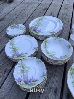 Royal Albert Greenwood Tree Bone China Dinner Set Cups Plates Bowls England