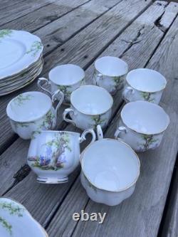 Royal Albert Greenwood Tree Bone China Dinner Set Cups Plates Bowls England