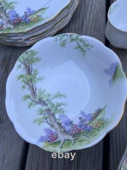 Royal Albert Greenwood Tree Bone China Dinner Set Cups Plates Bowls England