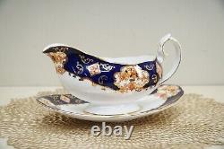 Royal Albert Heirloom Gravy Boat & Underplate Set Bone China England