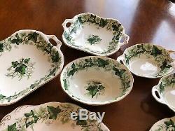 Royal Albert Ivy Lea serving, place setting. English Bone China. Made in England