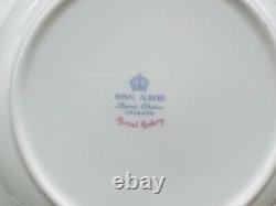 Royal Albert Kentish Rockery Rimmed Soup Bowls(Set of 6) Bone China England