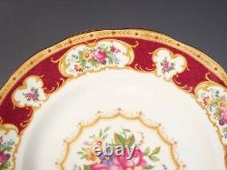 Royal Albert LADY HAMILTON Bone China Dinner set for 8 Salad Bread Plat England