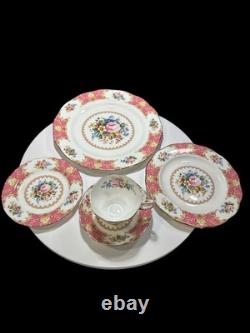 Royal Albert Lady Carlyle Bone China England 23 Piece Tea Set Unused Complete