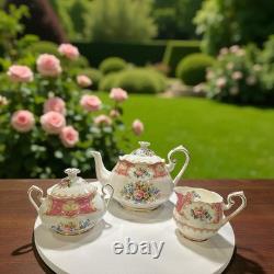 Royal Albert Lady Carlyle Bone China England 23 Piece Tea Set Unused Complete
