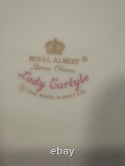 Royal Albert Lady Carlyle Bone China England 23 Piece Tea Set Unused Complete