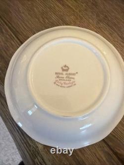 Royal Albert Lady Carlyle Dessert Fruit Bowls Set of 4 Bone China England