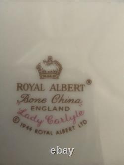 Royal Albert Lady Carlyle Dessert Fruit Bowls Set of 4 Bone China England