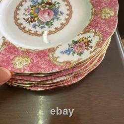Royal Albert Lady Carlyle Round Plate Set of 6 Bone China Made in England