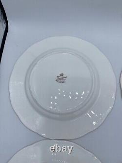 Royal Albert Lady Carlyle Salad Plates 8.25 Set Of 4 MINT