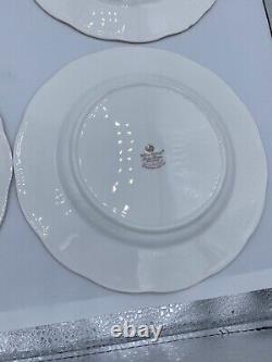 Royal Albert Lady Carlyle Salad Plates 8.25 Set Of 4 MINT