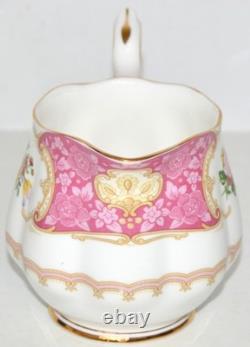 Royal Albert Lady Carlyle Teapot Creamer Sugar Bowl Set Bone China