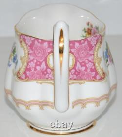 Royal Albert Lady Carlyle Teapot Creamer Sugar Bowl Set Bone China