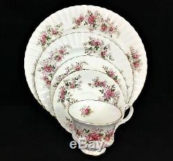Royal Albert Lavender Rose Dinner Service Set for 4 20 pcs Bone China England