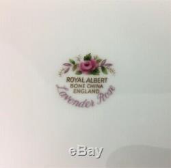 Royal Albert Lavender Rose Dinner Service Set for 4 20 pcs Bone China England